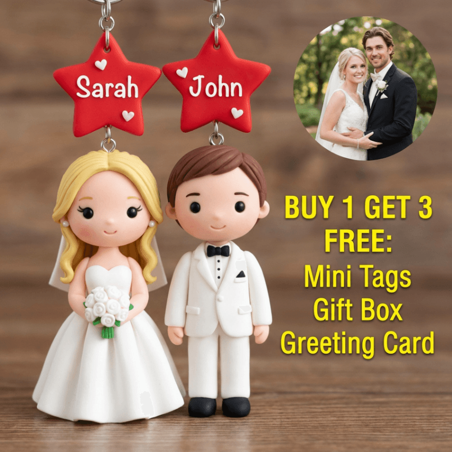 Custom Clay Figurine Hanging Doll (Handmade 3D Character) - 1