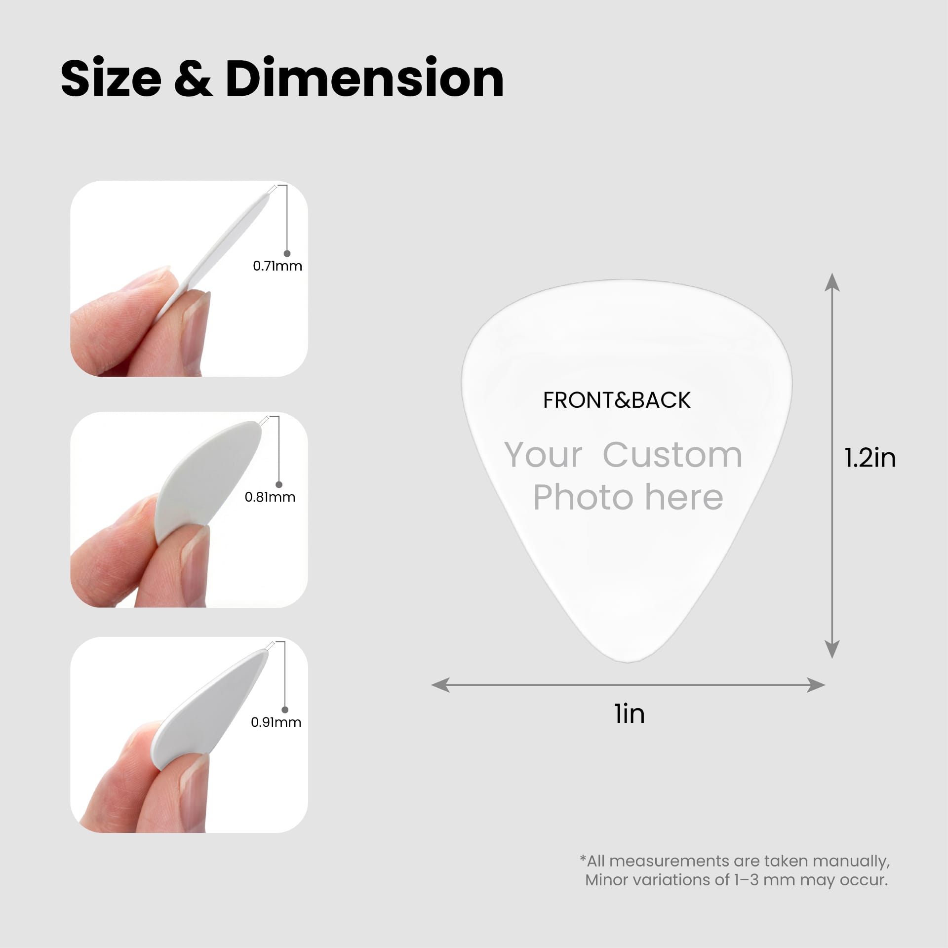 Custom Guitar Pick (1 pc) - Image 2