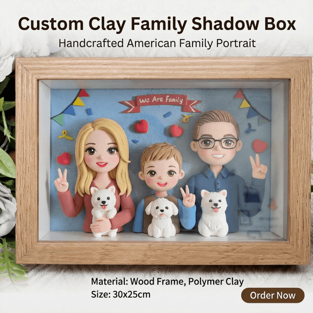 Custom Handmade Chibi Clay Figurine from Photo