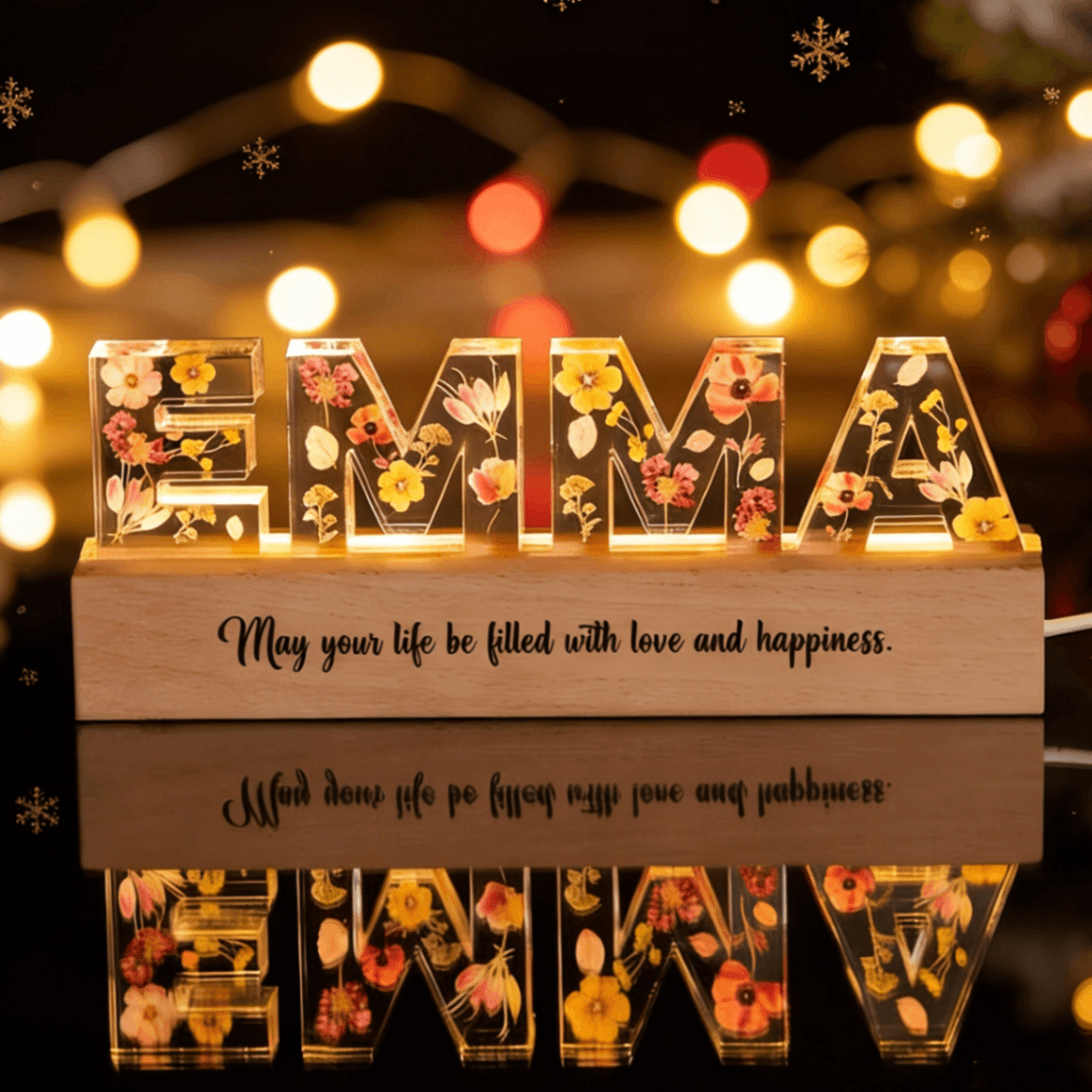 Personalized 3D Acrylic LED Night Light - Image 1