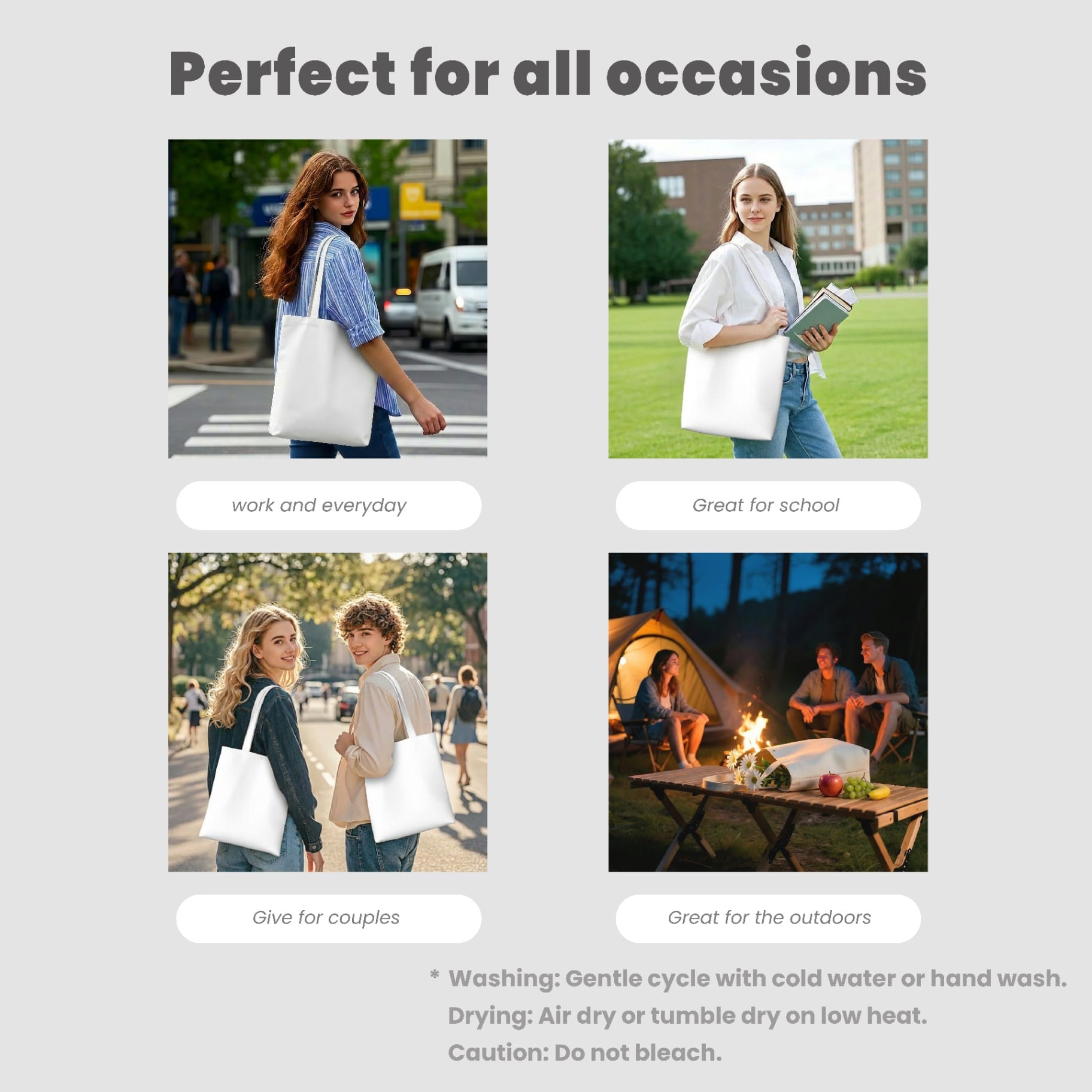 Personalized Canvas Tote Bag - Image 3