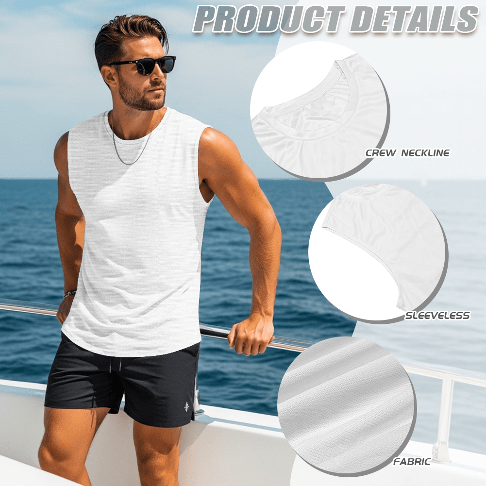 Custom Crew Neck Vest for Men - Image 2