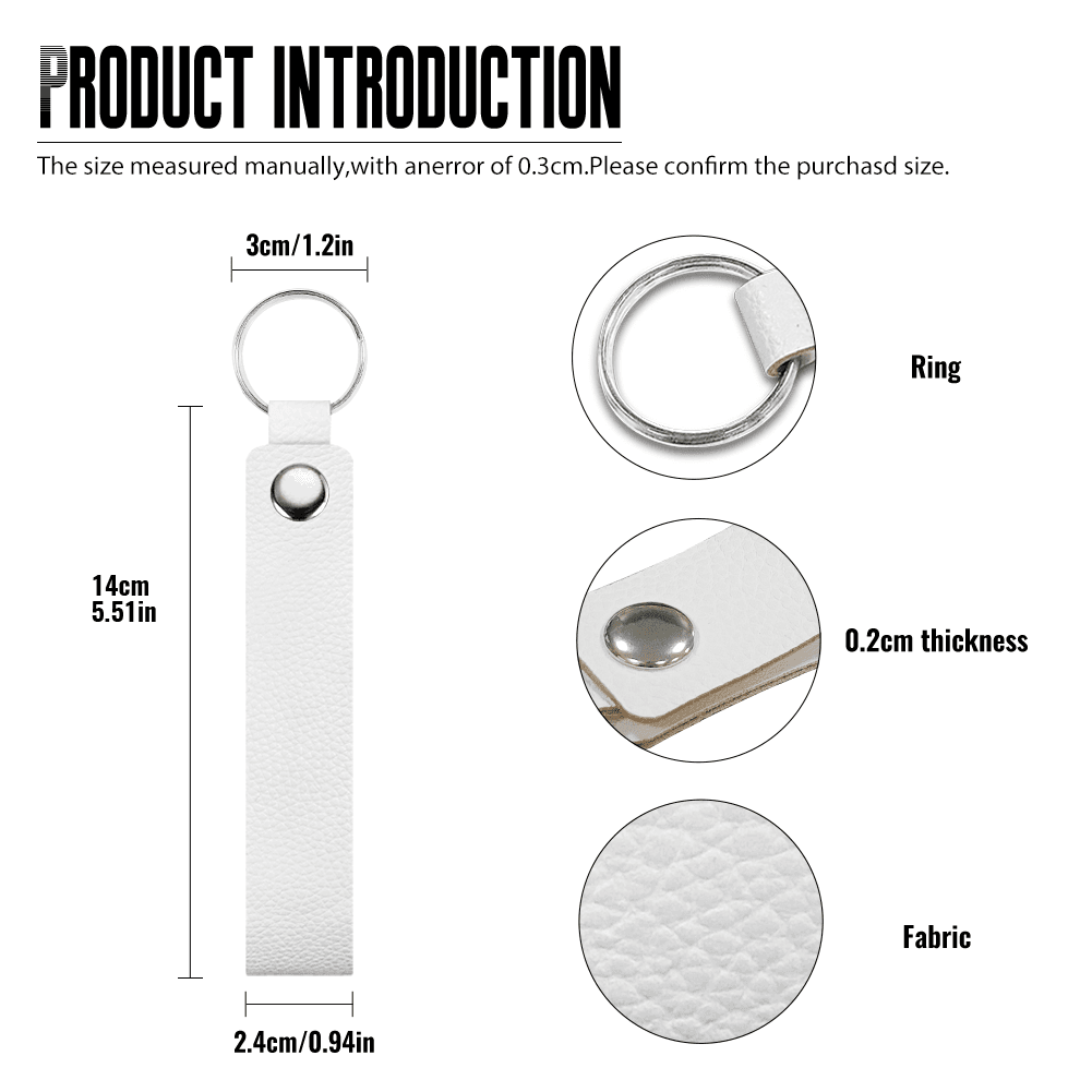 Custom Leather Keychain - Image 2