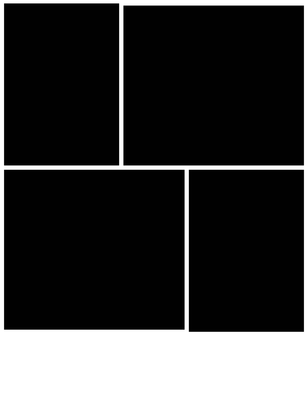 Four-Photo Collage Custom Blanket