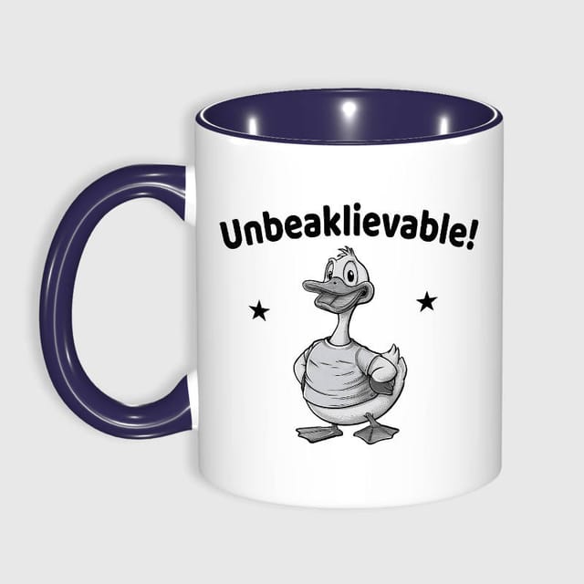 Funny Duck Pun 11oz Coffee Mug for Pun Lovers Daily Use