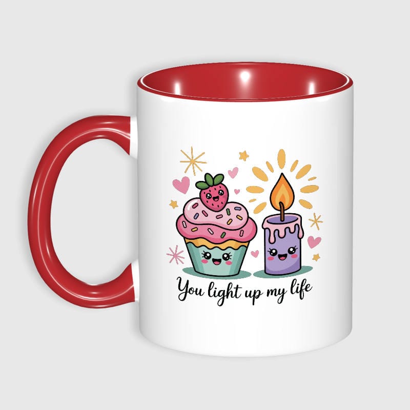 Cute Cupcake Candle Mug for Couples Valentine's Day Gift - 1