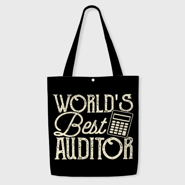 Funny Auditor Quote Tote Bag for Auditors Gift & Daily Use