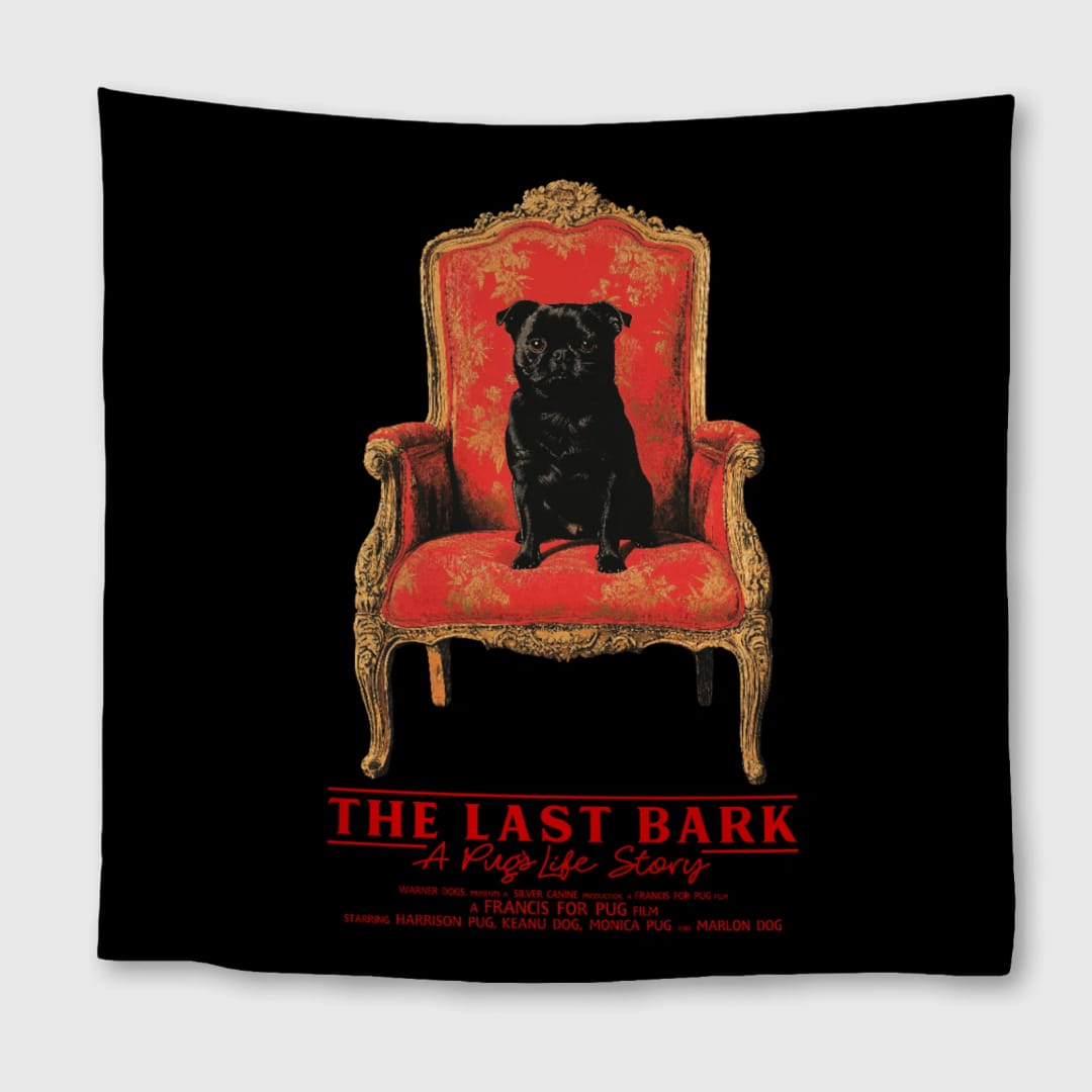 The Last Bark Square Towel - 1