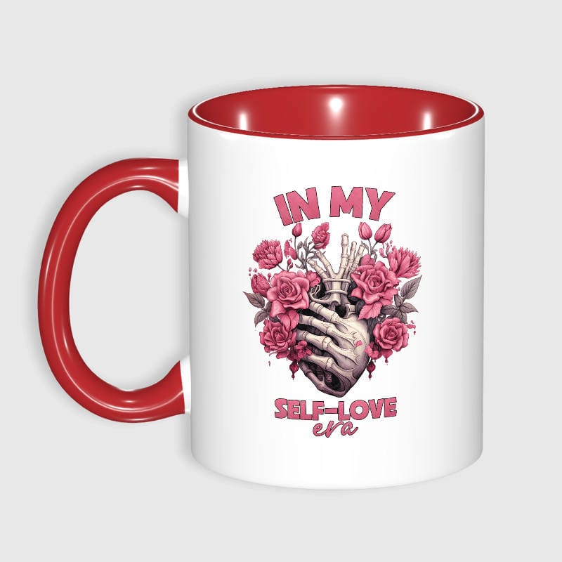 Self Love Quote Floral 11oz Mug for Her Valentine's Gift