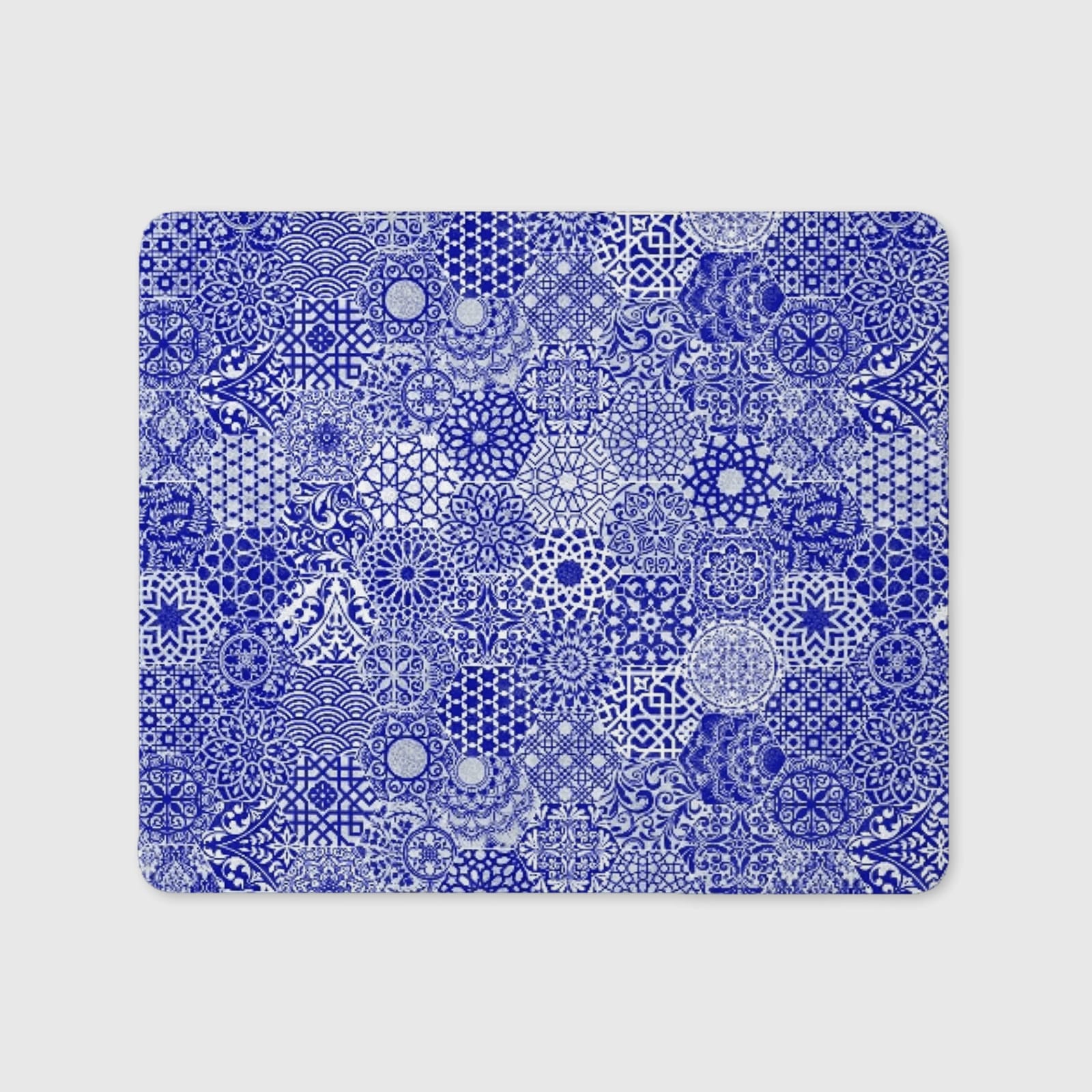 Mediterranean Hexagons Mouse Pad