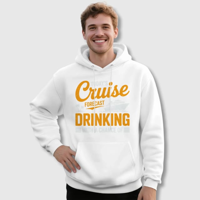 Funny Cruise Drinking Quote Hoodie for Men Vacation Gifts