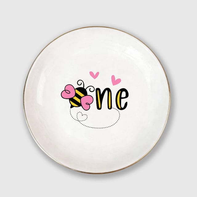 Cute Bee Mine Ceramic Trinket Dish for Her Valentine's Gift