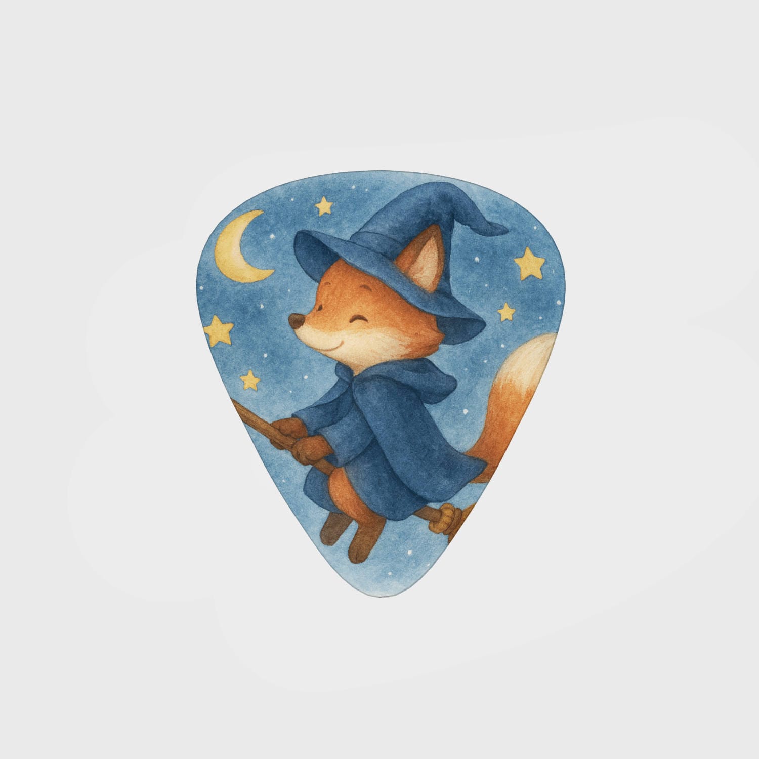 Cute Wizard Fox 5-Pack Guitar Picks for Musicians Gift