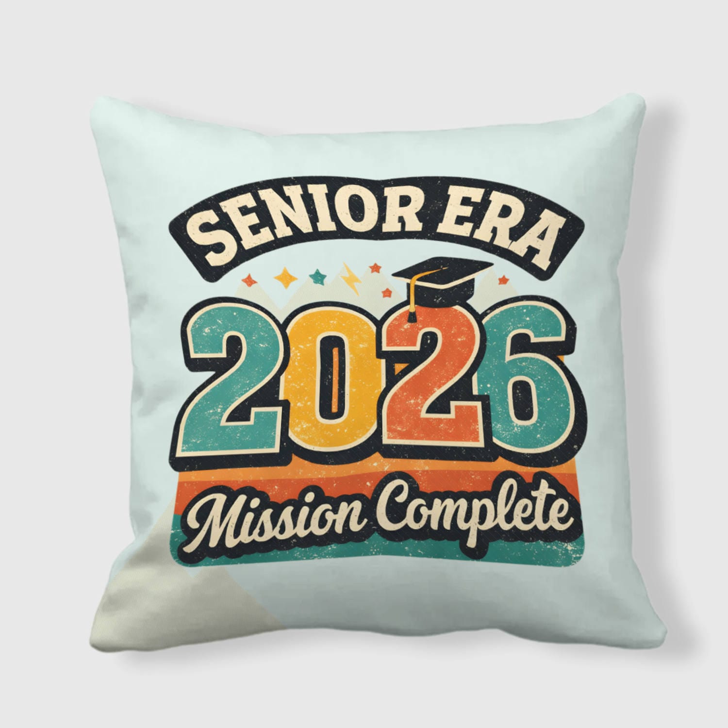 Senior Era 2026 Throw Pillow for 2026 Graduation Gift