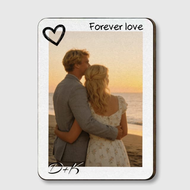 Custom Personalized Photo Car Visor Clip for Couples Anniversary Gift