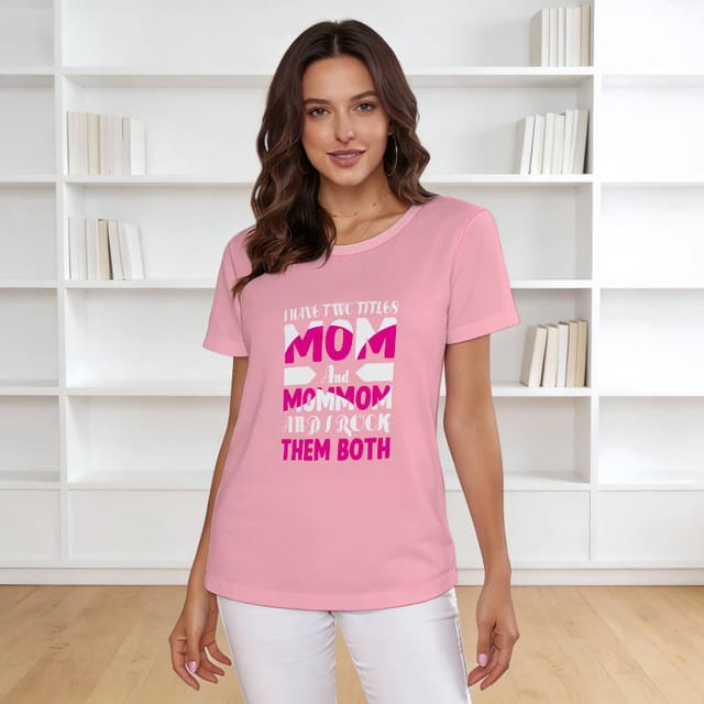 Funny Mom Mommom Quote T-Shirt for Moms Mother's Day Gift