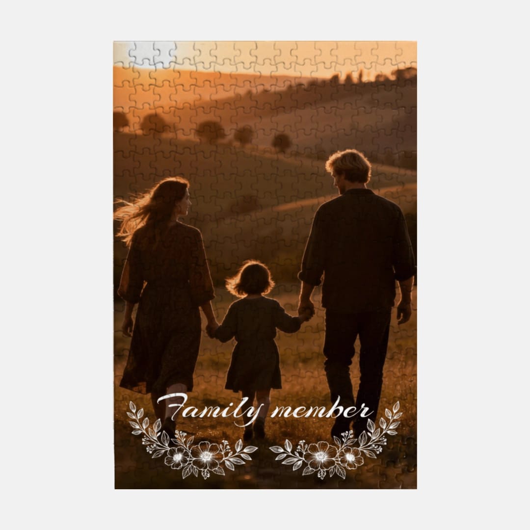 Custom Photo Puzzle – Personalized Jigsaw Puzzle in Wooden or Cardboard Material, Custom Picture Puzzle Gift for Family, Couples, Kids & Holidays - 1
