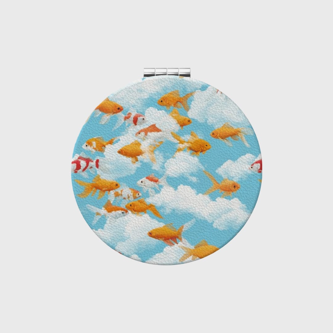 Goldfish Sky Pocket Makeup Mirror - 1