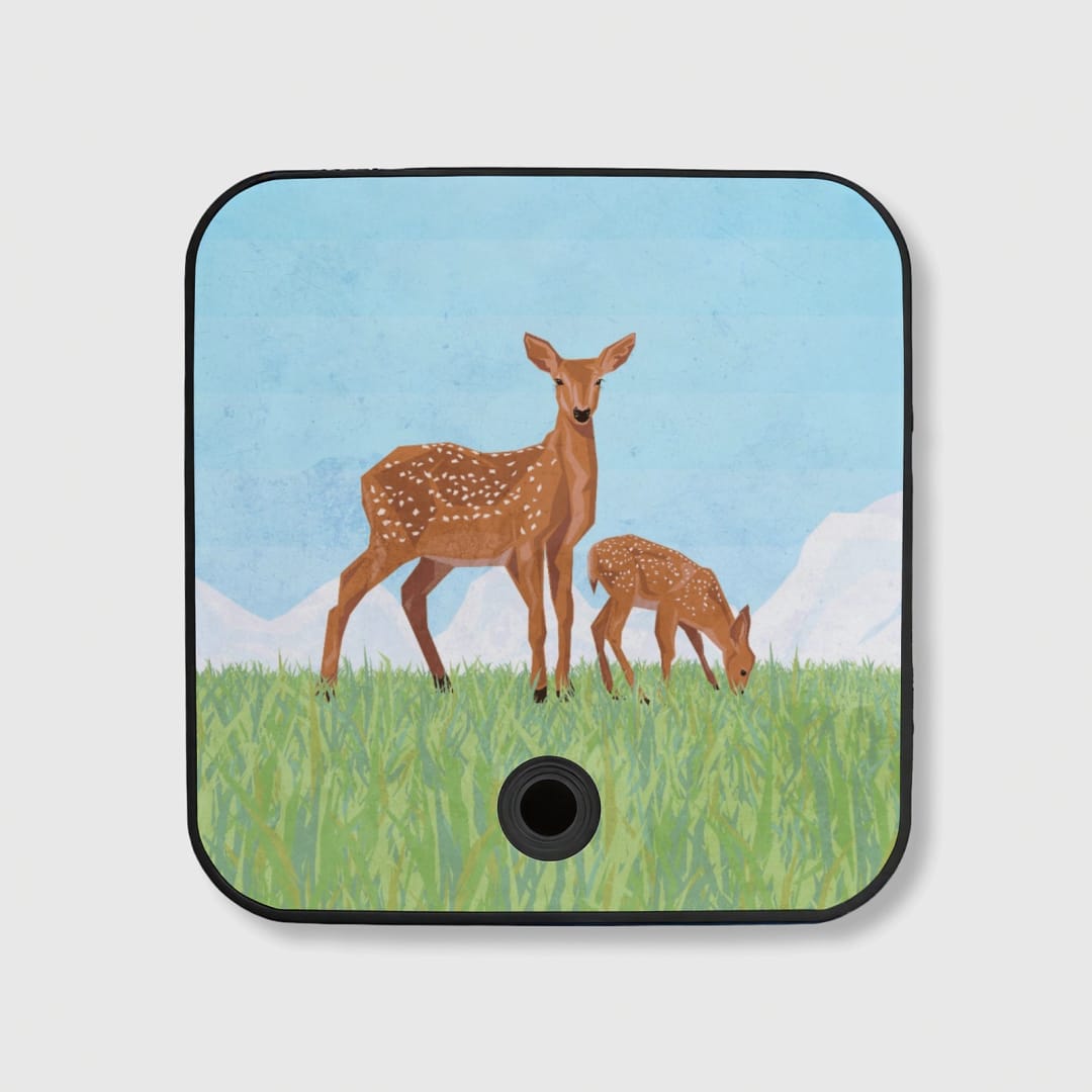 Fawns in the High Grass Music Fridge Magnet - 1