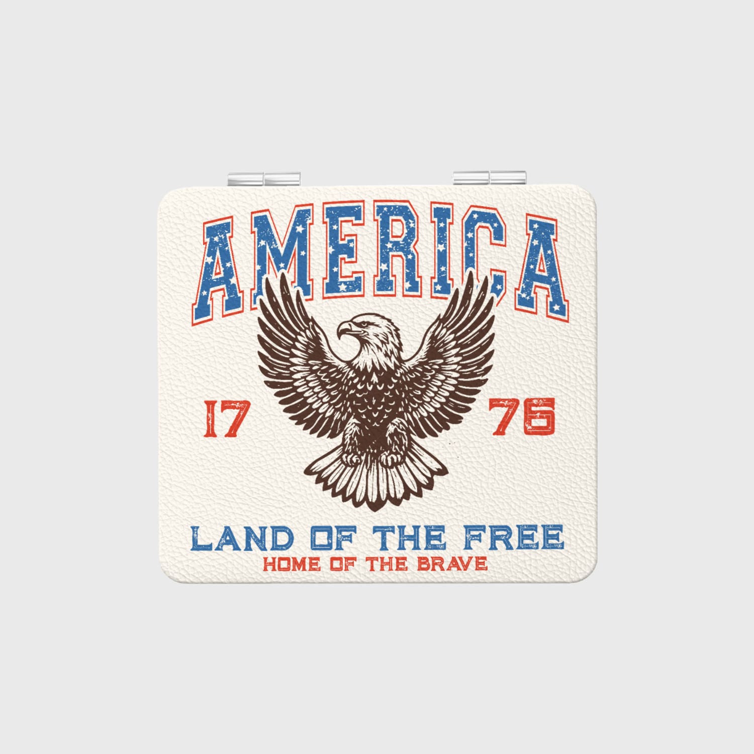 Bald Eagle Compact Mirror for 250th Anniversary Gift