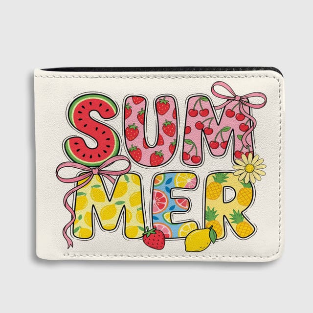 Summer Fruit Printed Wallet for Summer Lovers Daily Use