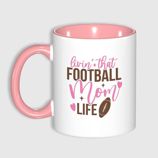 Football Mom Quote Coffee Mug for Football Moms