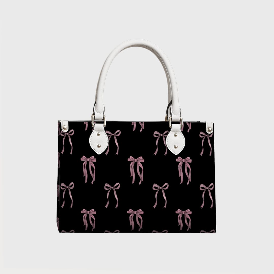 Custom Leather Bag – Personalized Engraved Leather Tote/Handbag, Custom Name or Initials, Premium PU/Leather Purse for Women, Gift for Birthday & Anniversary - 1