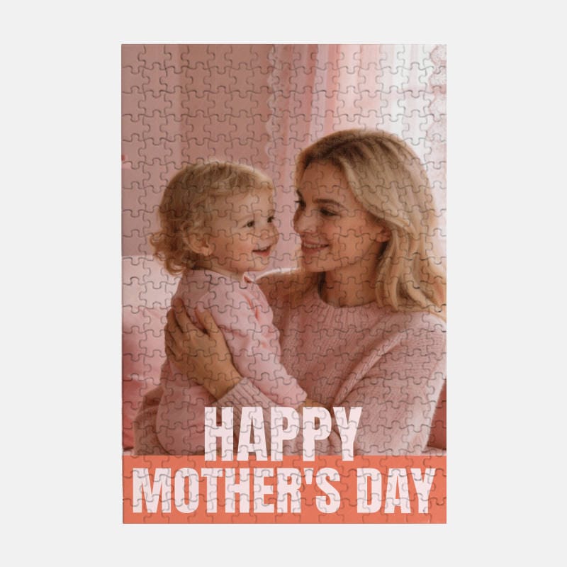 Custom Photo 300-Piece Puzzle for Mom Mother's Day Gift