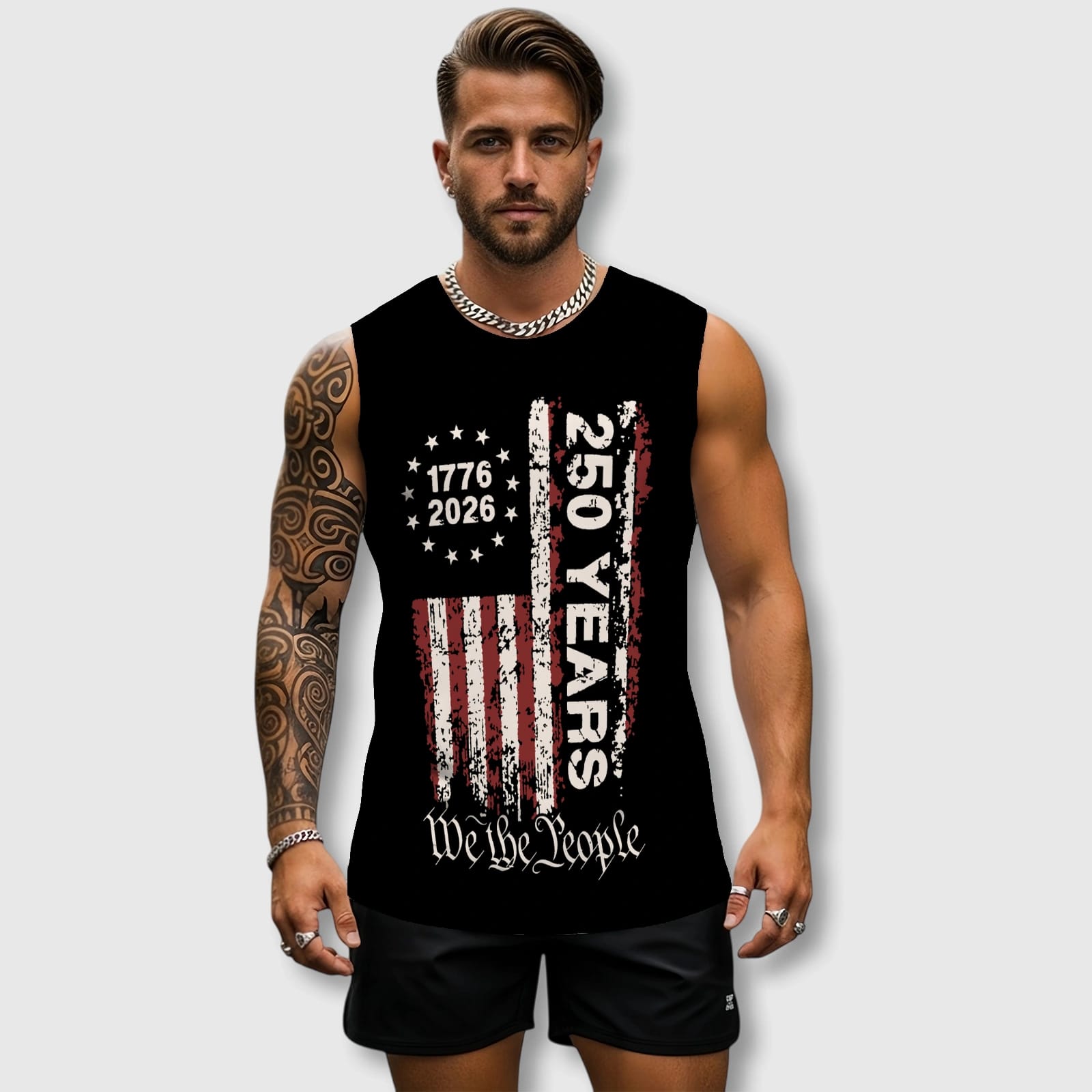 We The People 250th Anniversary Workout Tank Top for Men
