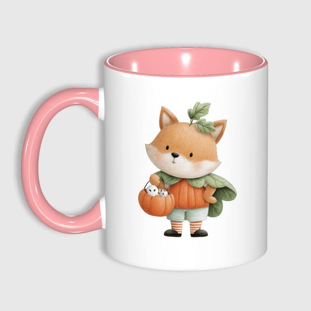 Cute Halloween Fox 11oz Mug for Fox Lovers Gift