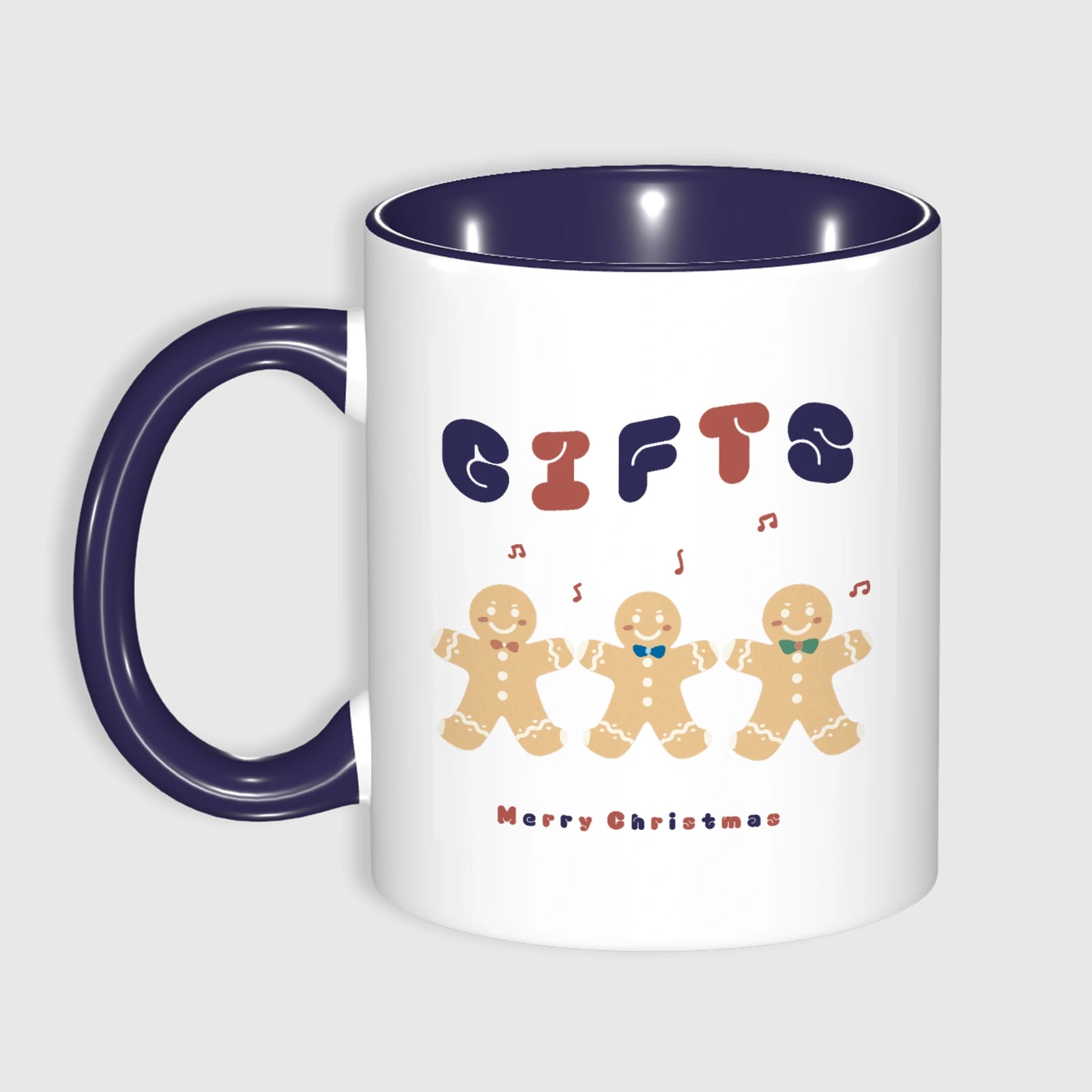 Gingerbread Christmas Ceramic Coffee Mug for Holiday Gifting