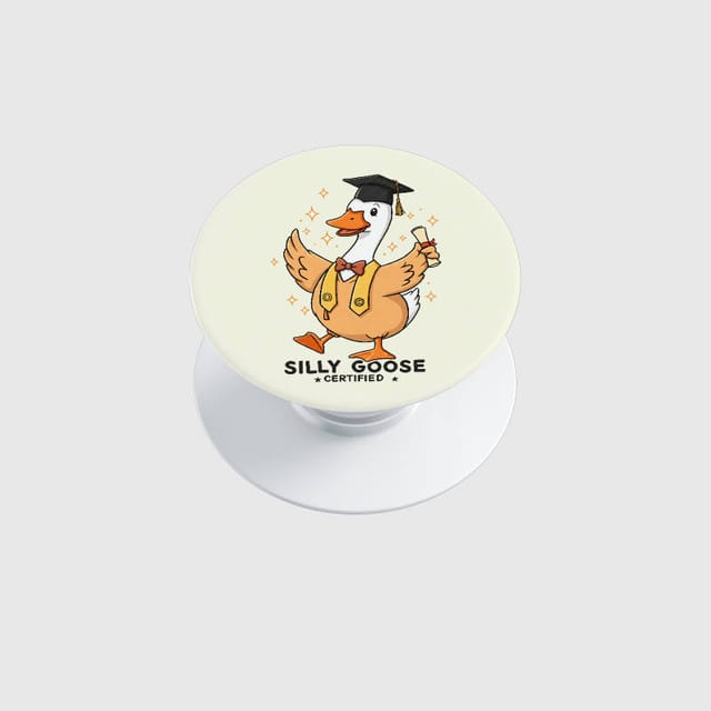 Silly Goose Graduation Expandable Phone Grip for Grad Gift Daily Use