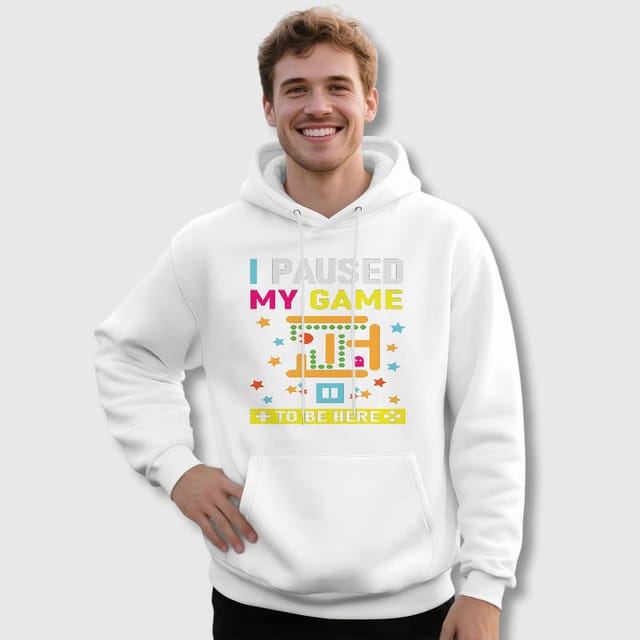 Funny Gamer Quote Men's Hoodie for Gamer Gift