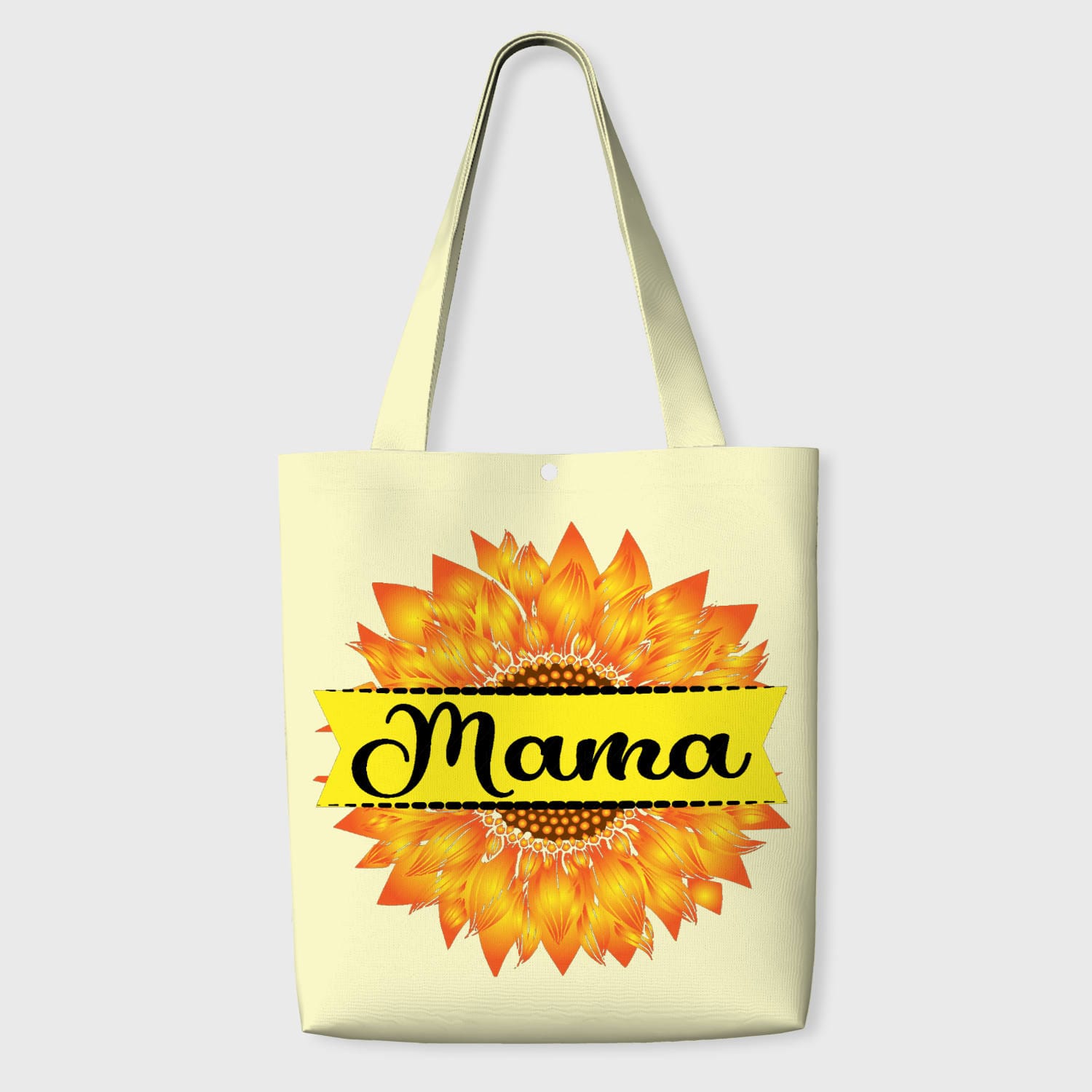 Sunflower Mama Tote Bag for Mom Mother's Day Gift