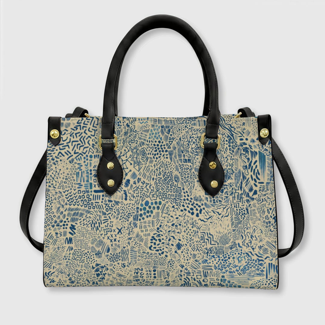 Jungle Guide to Getting Lost Leather Tote Bag - 1