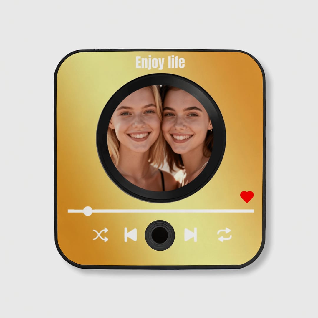 Custom Music Fridge Sticker - Personalized Song Art & Lyrics Magnet - 1