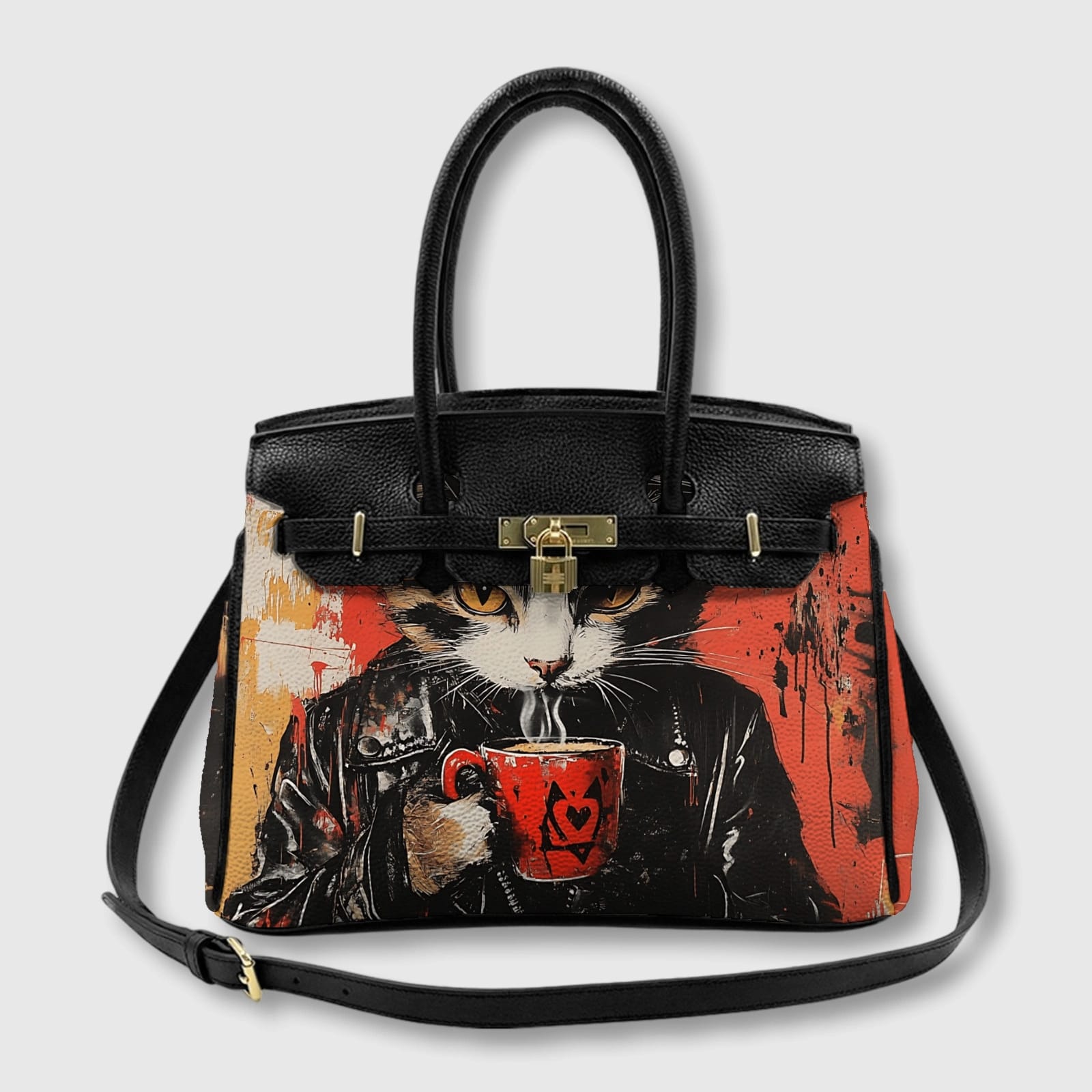 Personalized Women's PU Handbag – Custom Elegant Tote Bag Gift for Her