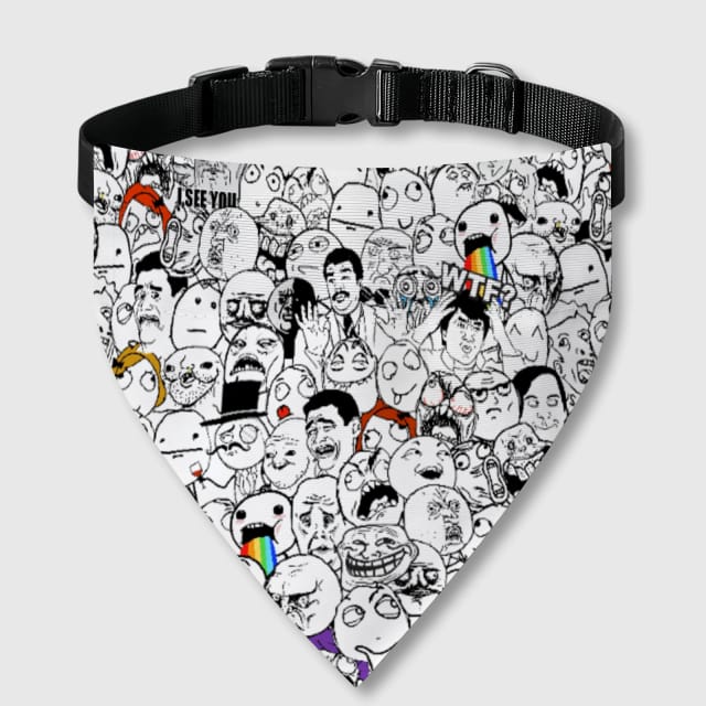 memeVsion Collection V01 Pet Bandana Bib