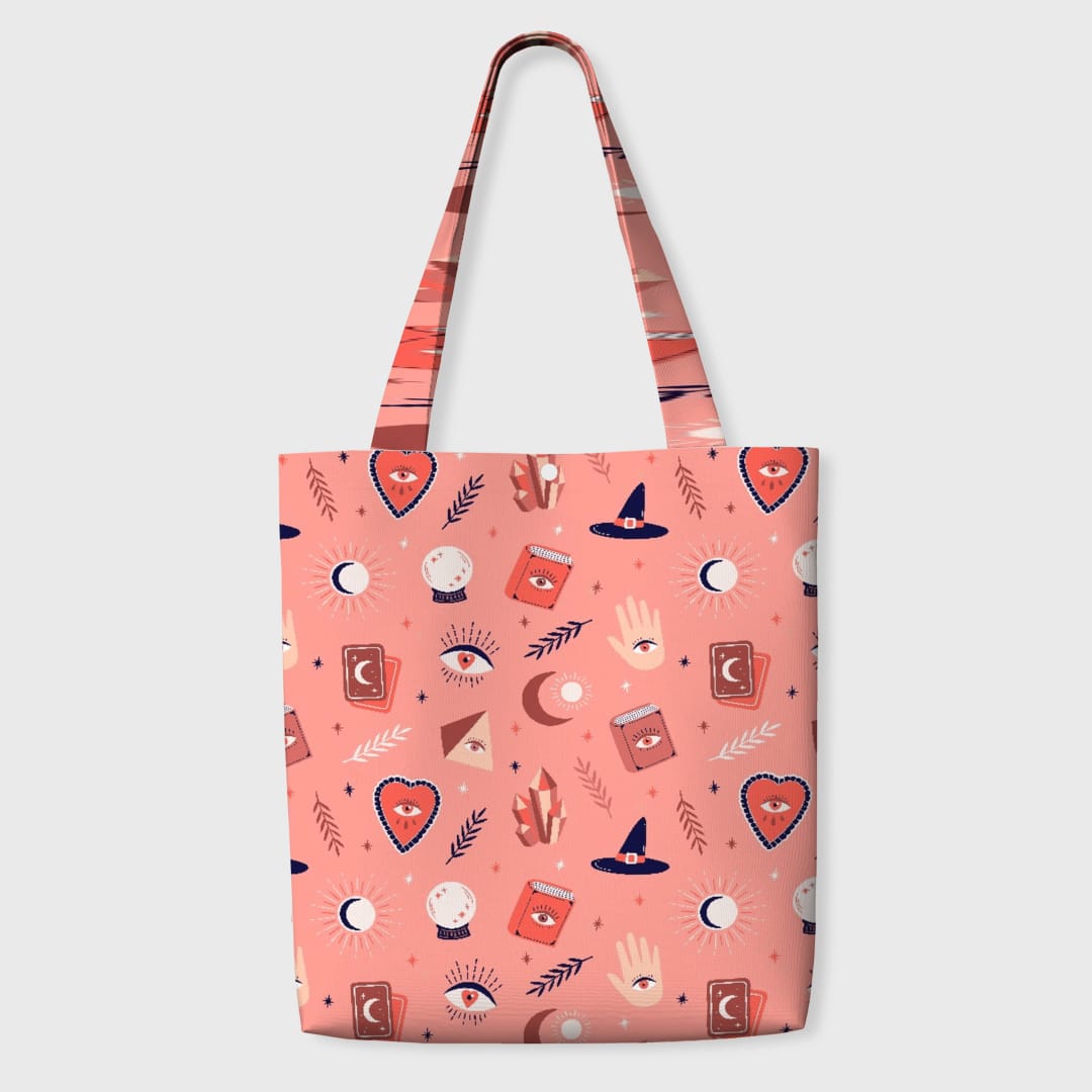 Personalized Canvas Tote Bag – Custom Printed Eco Reusable Bag for Shopping, Books, Work, Everyday Use - 1