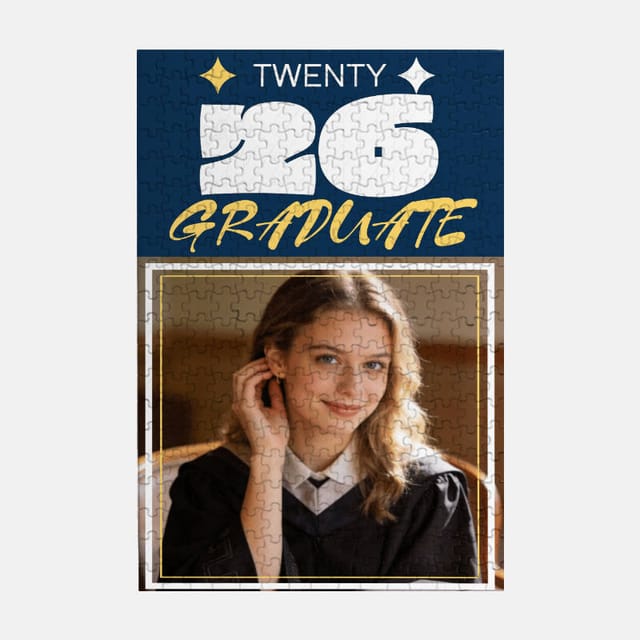 Custom 2026 Graduation Photo 300pc Puzzle for Graduate Gift