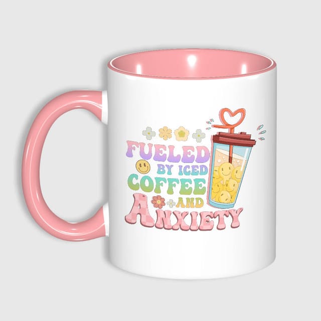 Funny Iced Coffee Quote Mug for Coffee Lovers Daily Use