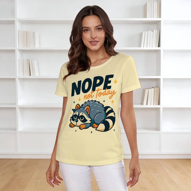 Funny Raccoon Quote Tee for Pet Lovers Daily Wear