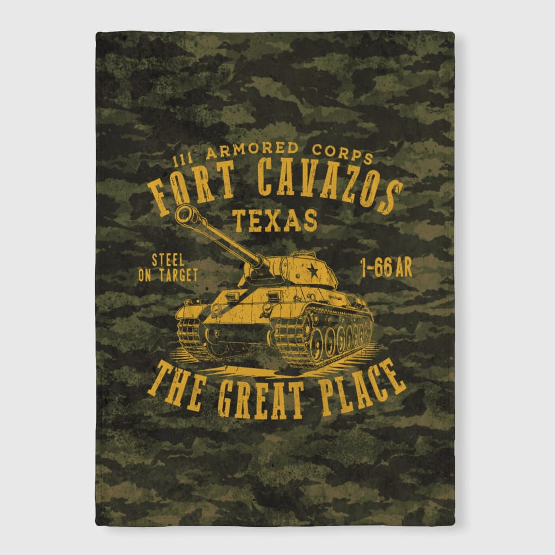 Fort Cavazos Woven Blanket - 1