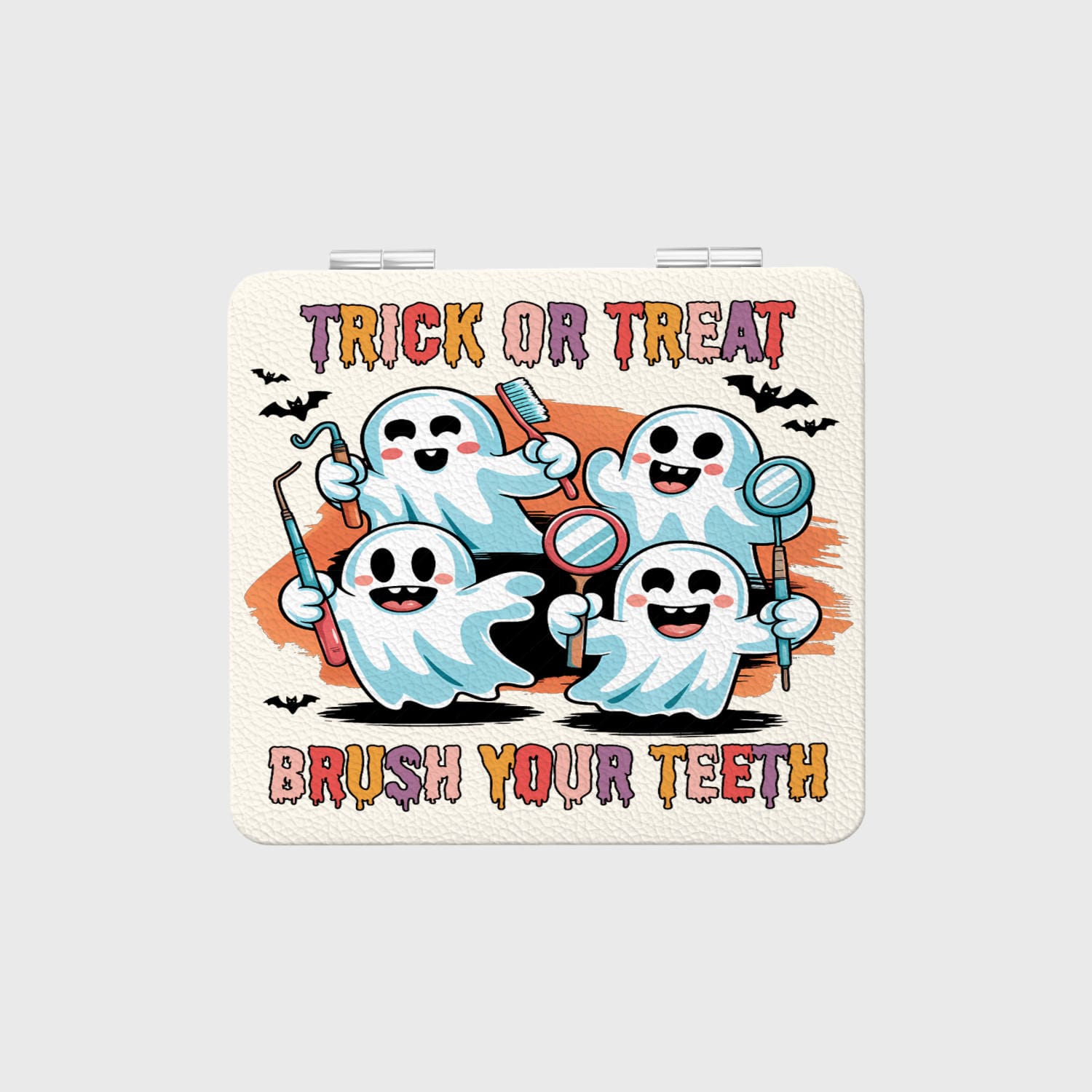 Dental Ghost Makeup Mirror for Dentist Halloween Gift