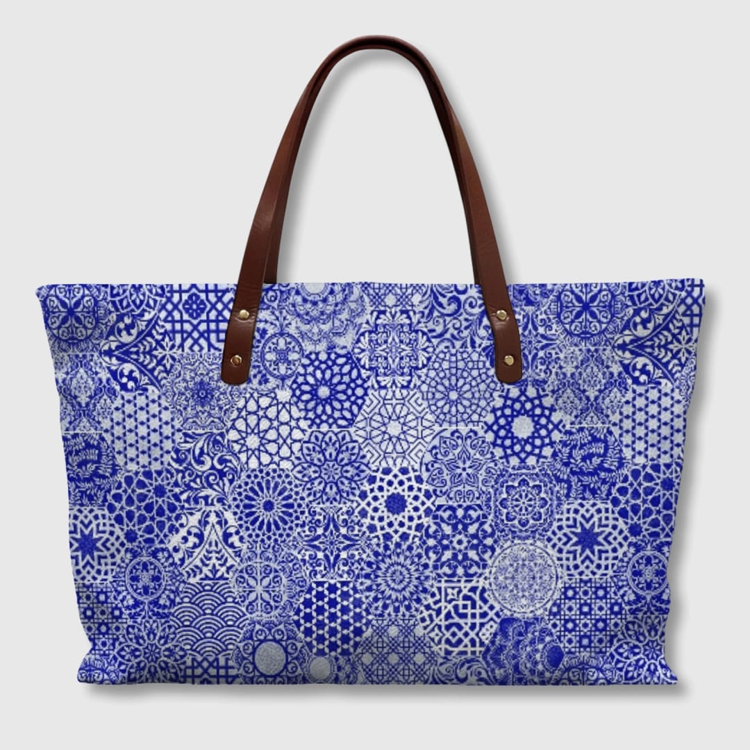 Customizable PU Leather Tote Bag | Your Design with UV Print - 1