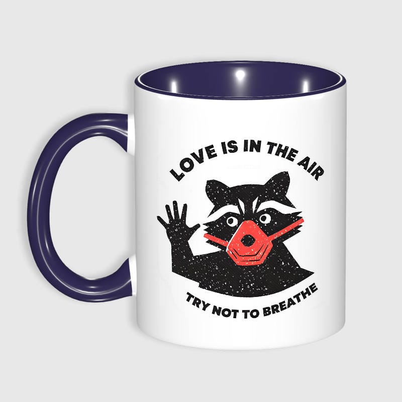 Funny Raccoon Quote Coffee Mug for Valentine's Day Gift