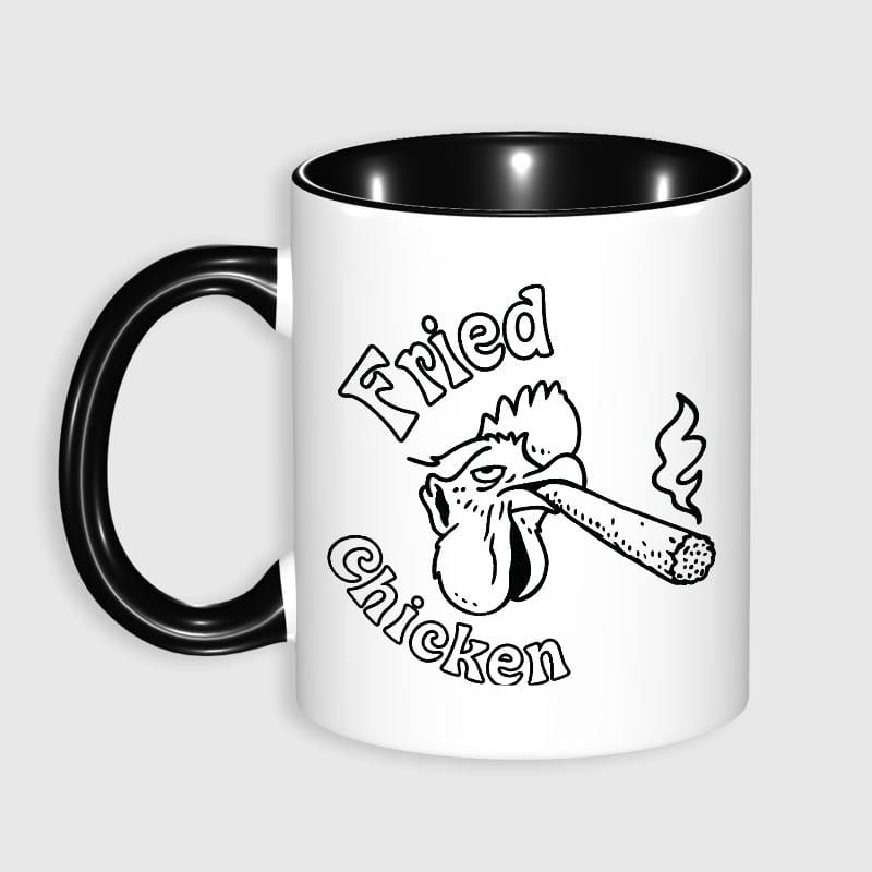 Funny Fried Chicken Rooster Coffee Mug for Men Daily Gift