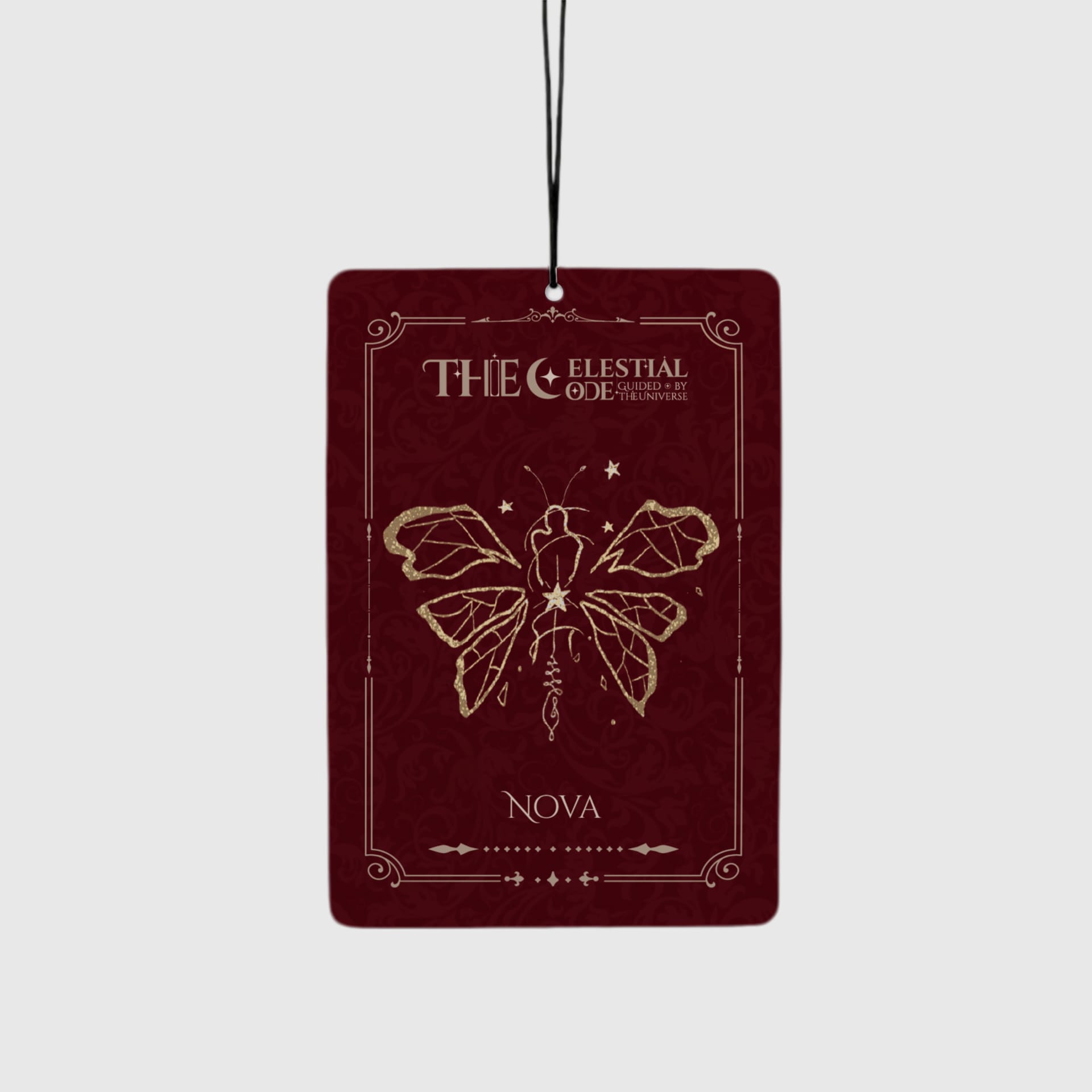 Celestial Moth Hanging Air Freshener for Car & Astrology Fans