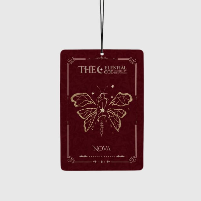 Celestial Moth Hanging Air Freshener for Car & Astrology Fans