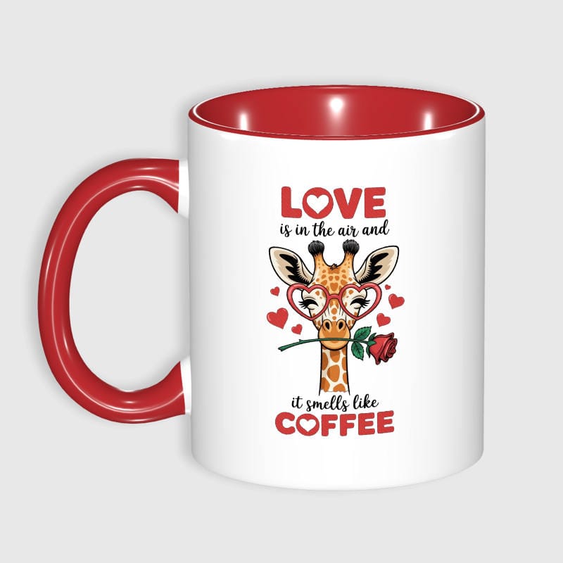 Funny Giraffe Coffee Mug for Coffee Lovers Valentine Gift